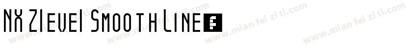 NX ZIeveI Smooth Line字体转换